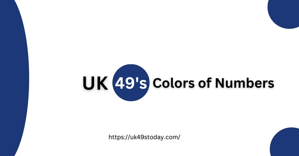 Uk49s Colors of Numbers
